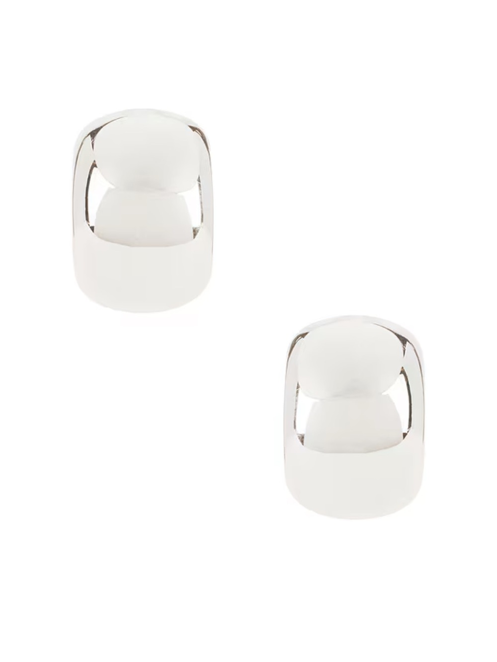 NWT Heaven Mayhem Ky Hoop Earrings in Silver